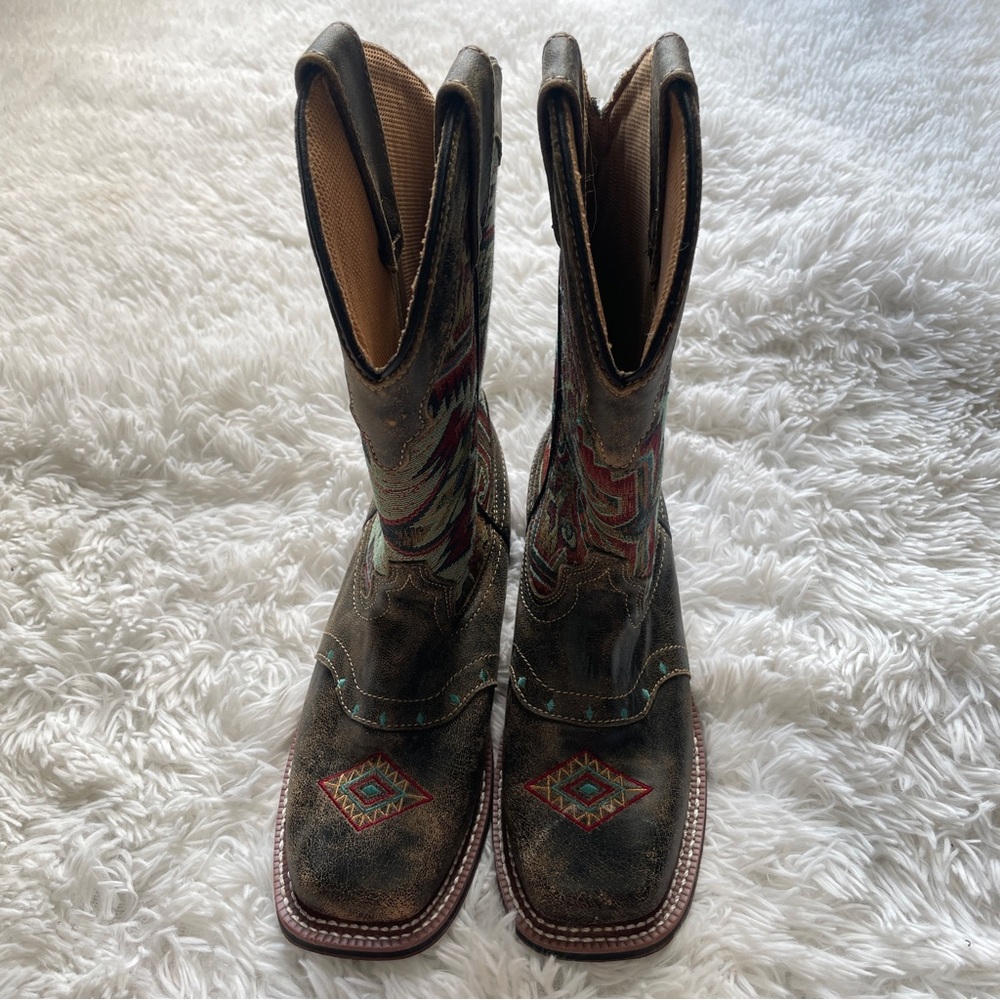 Laredo Scout Aztec Square Toe Western Boots - Picture 4 of 12